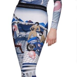 Marine Serre Helene Jeudy Edition Graphic Leggings size M